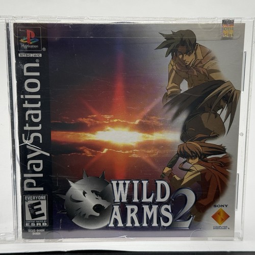 Wild Arms 2 Second Ignition PlayStation 1 2000 PS1 Disc 2 + Manual + Reg Card