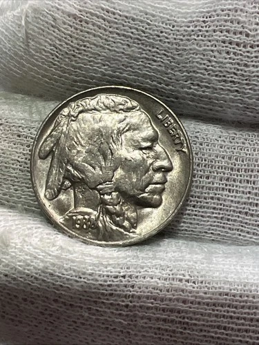 1938 D BU Uncirculated High Grade Buffalo Nickel Beautiful Old US Coin!