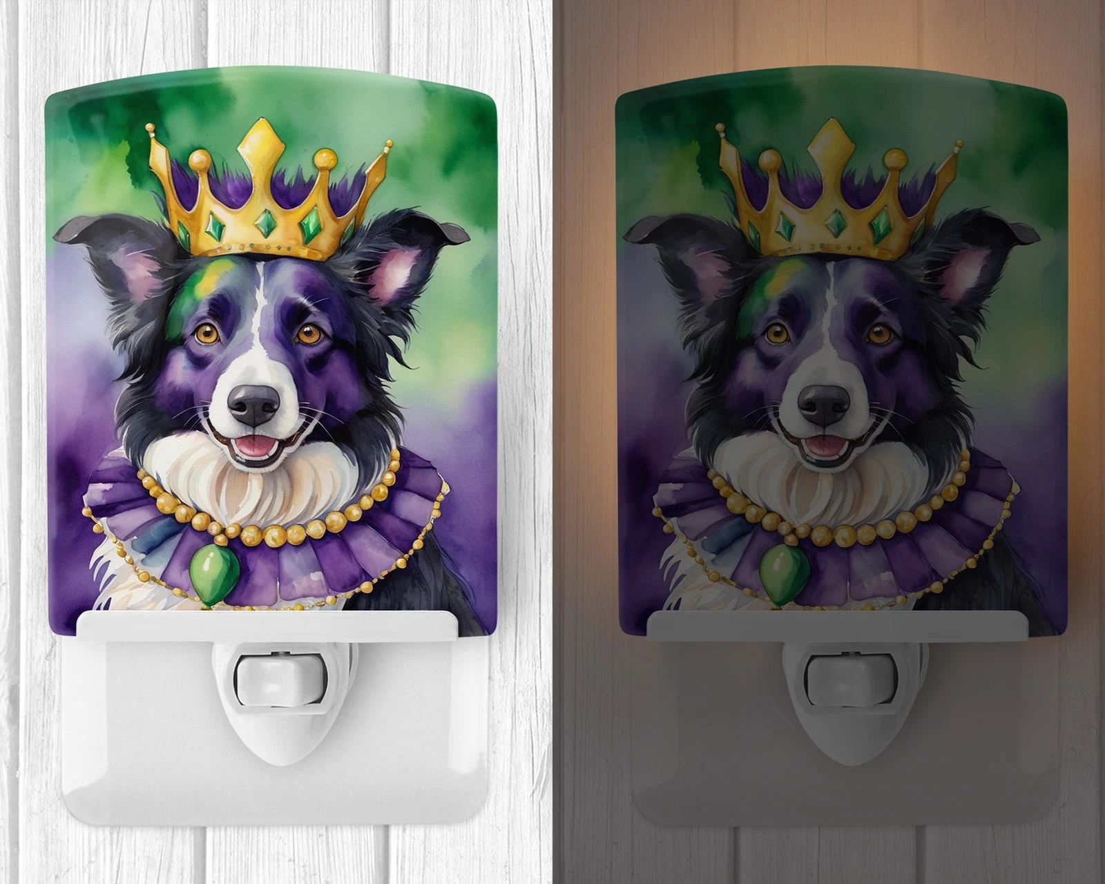 Caroline's Treasures Border Collie Night Light - Thumbnail 2
