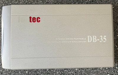 Festplattengehäuse USB 2.0 Extern Gehäuse 3.5'' SATA HDD,  Silber 