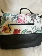 Stone Mountain USA Leather Floral Shoulder Handbag