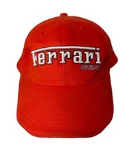 Official Ferrari Gear Classic Cap Red Adjustable Cap Hat Vintage F1 Formula 1