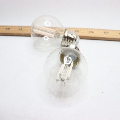 (2-Pk) Feit Electric Candelabra LED Light Bulb White Filament G16.5 40W Eqv - Picture 4 of 4