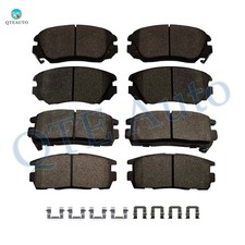 Set of 8 Front-Rear Ceramic Brake Pad Kit For 2010-2017 Chevrolet Equinox