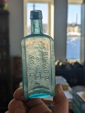 Dr Harters Fever Ague Specific Patent Medicine Advertising Dayton Ohio Bottle