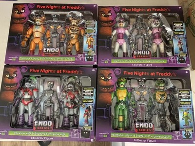 Five Nights At Freddy's Jazwares FNAF Security Breach Endo Series Complete Set