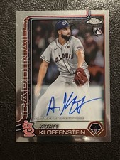 2025 Topps Chrome - Rookie Autographs Adam Kloffenstein #RA-AK (AU, RC)