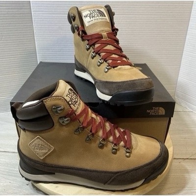North Face Men Back To Berkeley IV Leather Waterproof Brown Hiking Boots Size 11