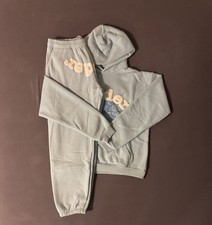 Staple Light Blue Men's Tracksuit Hoodie  Sweatpants Set 100 Cotton Size L