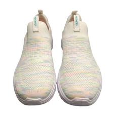 Skechers Air-Cooled Sneakers Womens Size 3.5 Multi Memory Foam Slip On 302437L