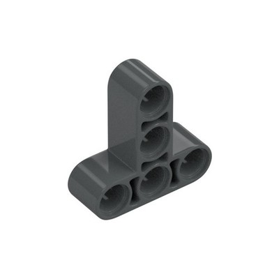LEGO 18x Dark Bluish Gray Technic Beam 3 x 3 T-Shaped (60484) Inv.492
