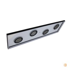 Paul Neuhaus LED Deckenlampe Deckenleuchte Dune schwarz CCT dimmbar 100cm