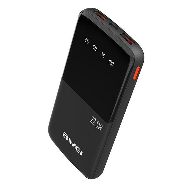 6954284008518 Powerbank 10000Mah P10K 22,5W 2Xusb + USB-C Awei-image