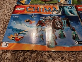 Lego Chima Instruction Manual Only Lot 70224 70105 70102 70115 30251 70145 