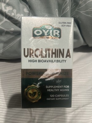 OYIR Urolithin A High Bioavailability 120 Capsules Healthy Aging Exp 2027￼