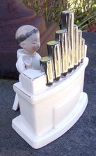 Davy Jones Locker Monk Organist Souvenir Figurine Bahia Mar Ft. Lauderdale Fla.