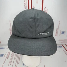 Vintage Carhartt Hat Cap Ear Flap Insulated Red Lined Winter Trapper Work LARGE