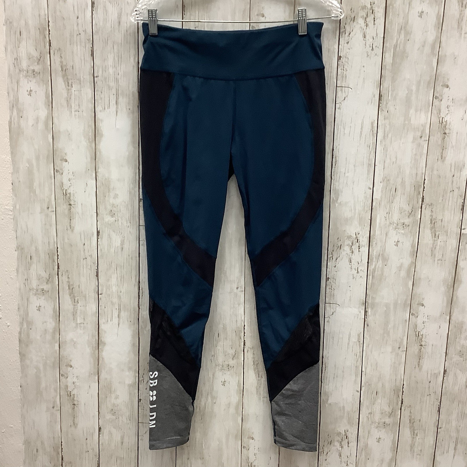 Sweaty Betty London The Power Medium Mesh Sculpt Workout Leggings Beetle Blue