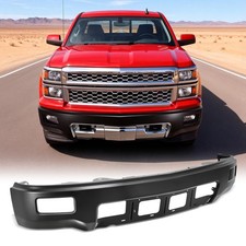 5black Front Bumper For 2014-2015 Silverado 1500 With Fog Light Holes