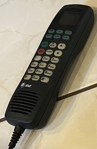 Vintage 1991 AT&T 3020 Car Phone Handset & Mount Kit - for Retro Dash Display