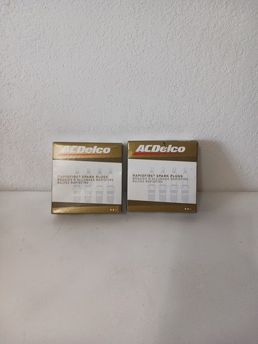 Two Packs Of AC Delco Rapid Fire Spark Plugs 19307138 4#2