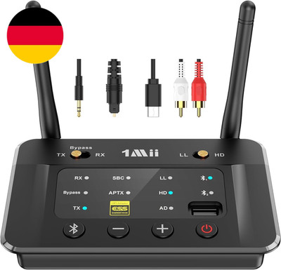 1Mii B03S Bluetooth Transmitter & Empfänger Für TV Und Stereoanlage, 3-In-1 Hifi