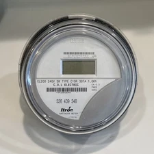 Itron Centron Watthour Meter CL200 240V 3W Type C1SX 30TA 1.0Kh