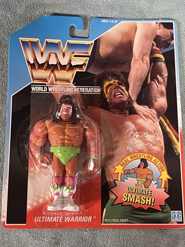 WWF Hasbro Ultimate Warrior Series 1 MOC Factory S...