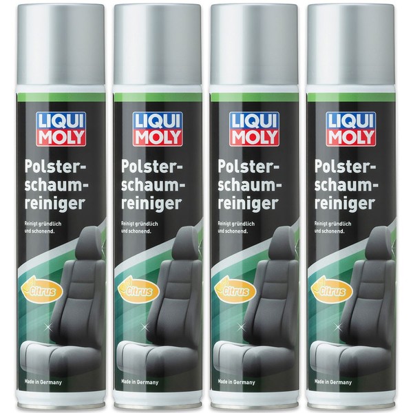 4X Liqui Moly 1539 Polsterschaumreiniger Innenraum Textil Teppich Reiniger 300Ml-image