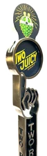 TWO ROADS - TWO JUICY IPA - METAL FRAME - BEER TAP HANDLE