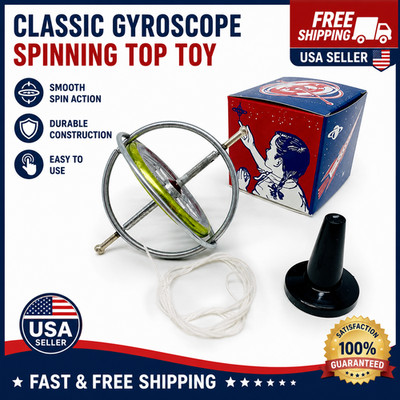 TEDCO Classic Gyroscope Toy Made in USA STEM Physics Science Educational Balance