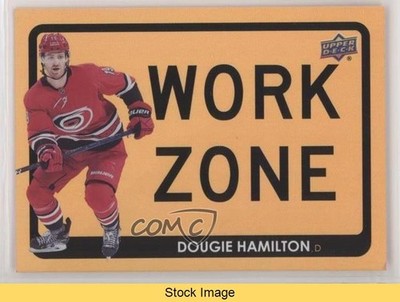 2021-22 Upper Deck Series 1 Work Zone Dougie Hamilton #WZ-8 READ 1b80