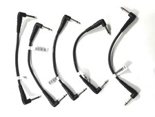 D'Addario - Planet Waves Patch Cable 5 Cables 6 inches 1/4 angled ends