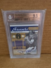 Joe Flacco 2011 Timeless Treasures Game Day Souvenirs Bgs 9.5 10  Autograph 4/5