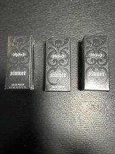 KVD Lot 3X-KAT VON D Eau de Parfum SINNER Deluxe Travel Size 4.5ml/.15oz NIB