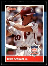 Mike Schmidt 1988 Donruss All-Stars #39 Philadelphia Phillies FREE SHIPPING