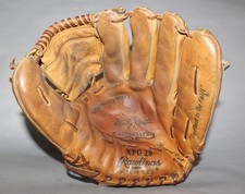 Antique Vintage 1960s Rawlings model XPG20 Mickey Mantle baseball glove