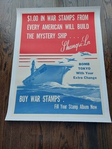 ww2 American Propaganda Poster US Navy Tokyo U.S Government Printing Office 1943