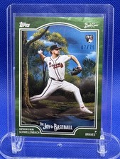 Topps X Bob Ross 2025 Schwellenbach Rookie #07/75 Braves Green Border sp RC