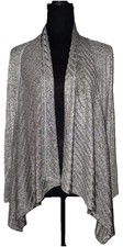 South River Silver Small Open Long Sleeve Cardigan
