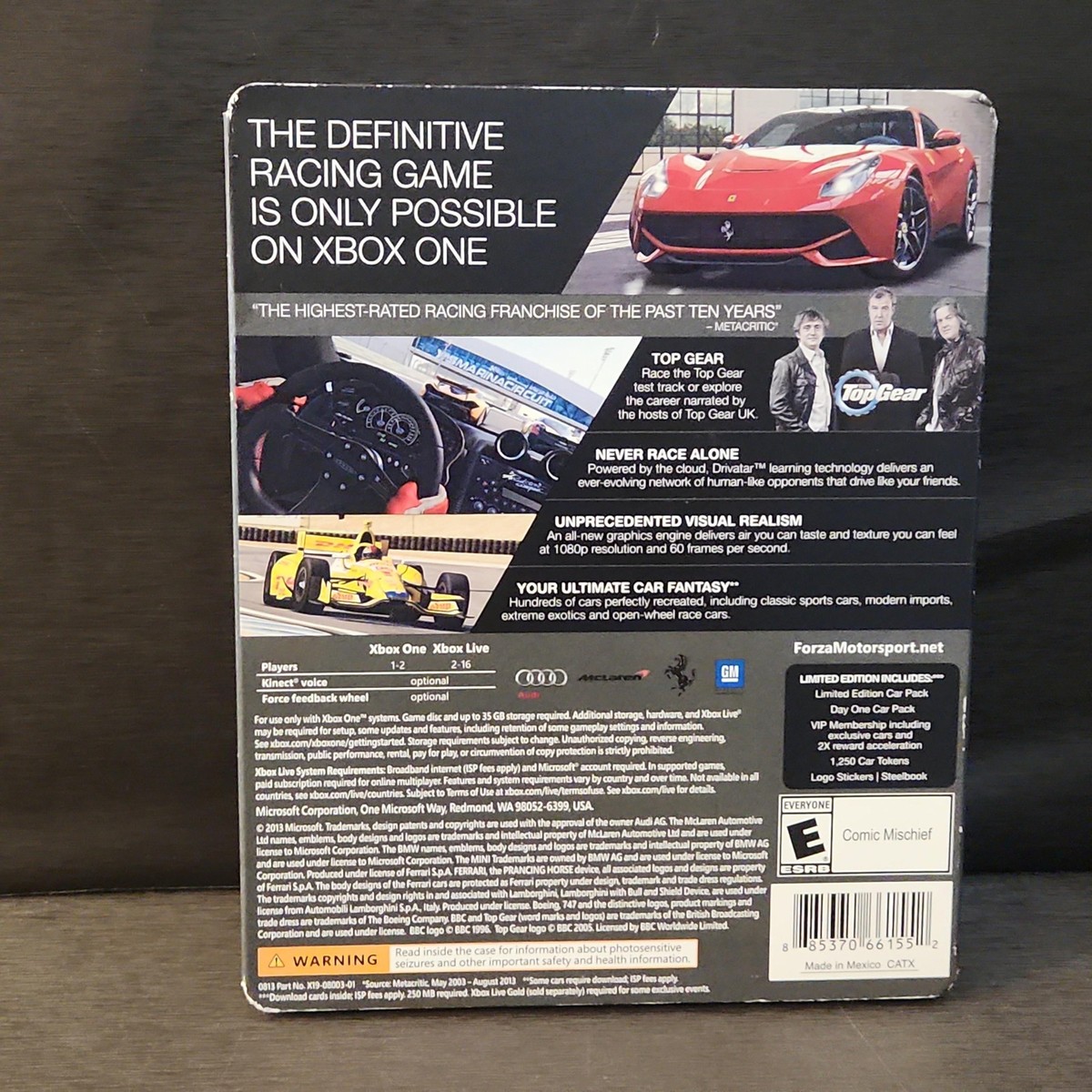 Forza Motorsport 5 Limited Edition Xbox One Game CIB Steelbook | eBay