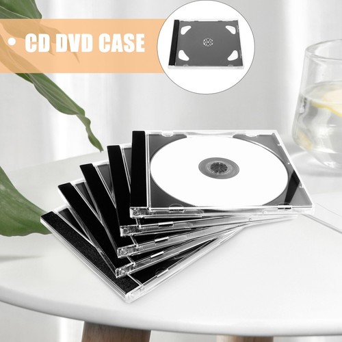 6 Pcs Plastik -CD -Scheibebox -Fall CD-Aufbewahrungshüllen Aus Kunststoff - Photo 12/12