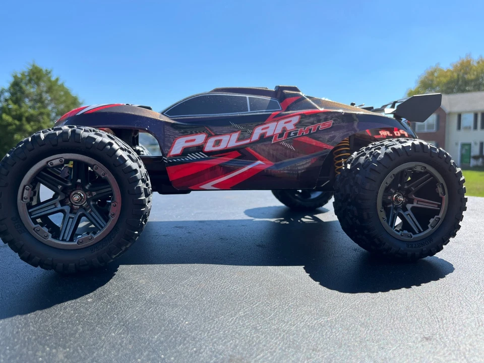 RC Monster Truck 1/8 Scale HiSpeed 2WD RTR 2.4GHz Off-Road Electric Car - Image 2 of 4