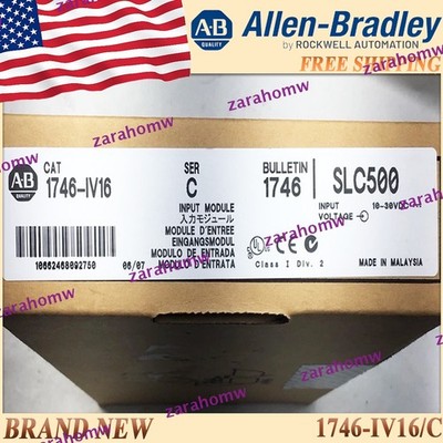 New Sealed 1746-IV16/C SLC 16Point Digital Input Module 1746IV16 serC Free Ship
