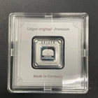 Geiger Edelmetalle Fine Silver 5 gram Square Bar in Assay