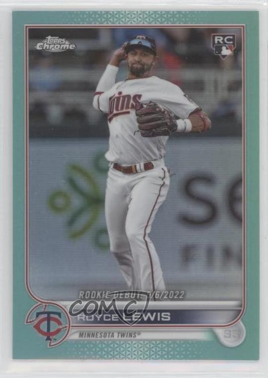 2022 Topps Chrome Update Rookie Debut Aqua Refractor /250 Royce Lewis #USC79 ni4