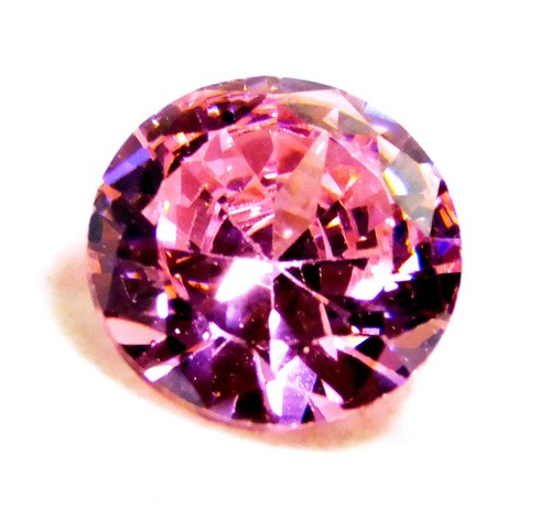 Natural Certified 8.30 Cts Pink Zircon Round Cut Loose Gemstone R2575 - Picture 2 of 4