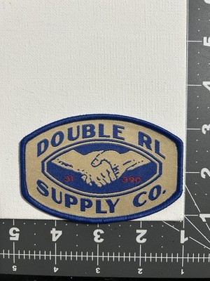Ralph Lauren RRL Double RL Supply Co Embroidered Patch Handshake Iron-On