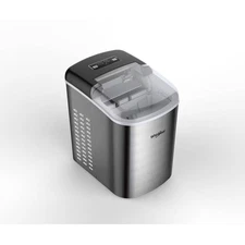 Whirlpool Ice Maker Stainless Steel: Countertop Ice Machine, Bullet Shape,