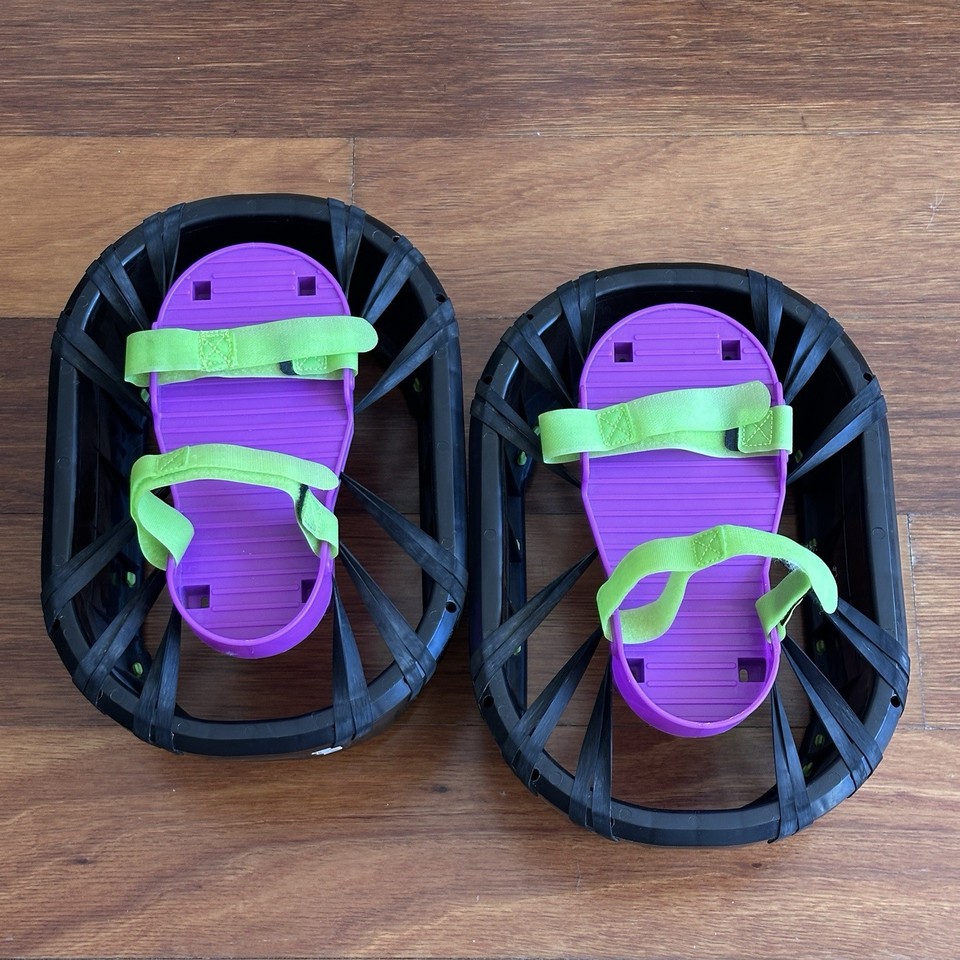 Moon Shoes Original Jumping Shoes Purple Green 90s Style Kids Toy | eBay